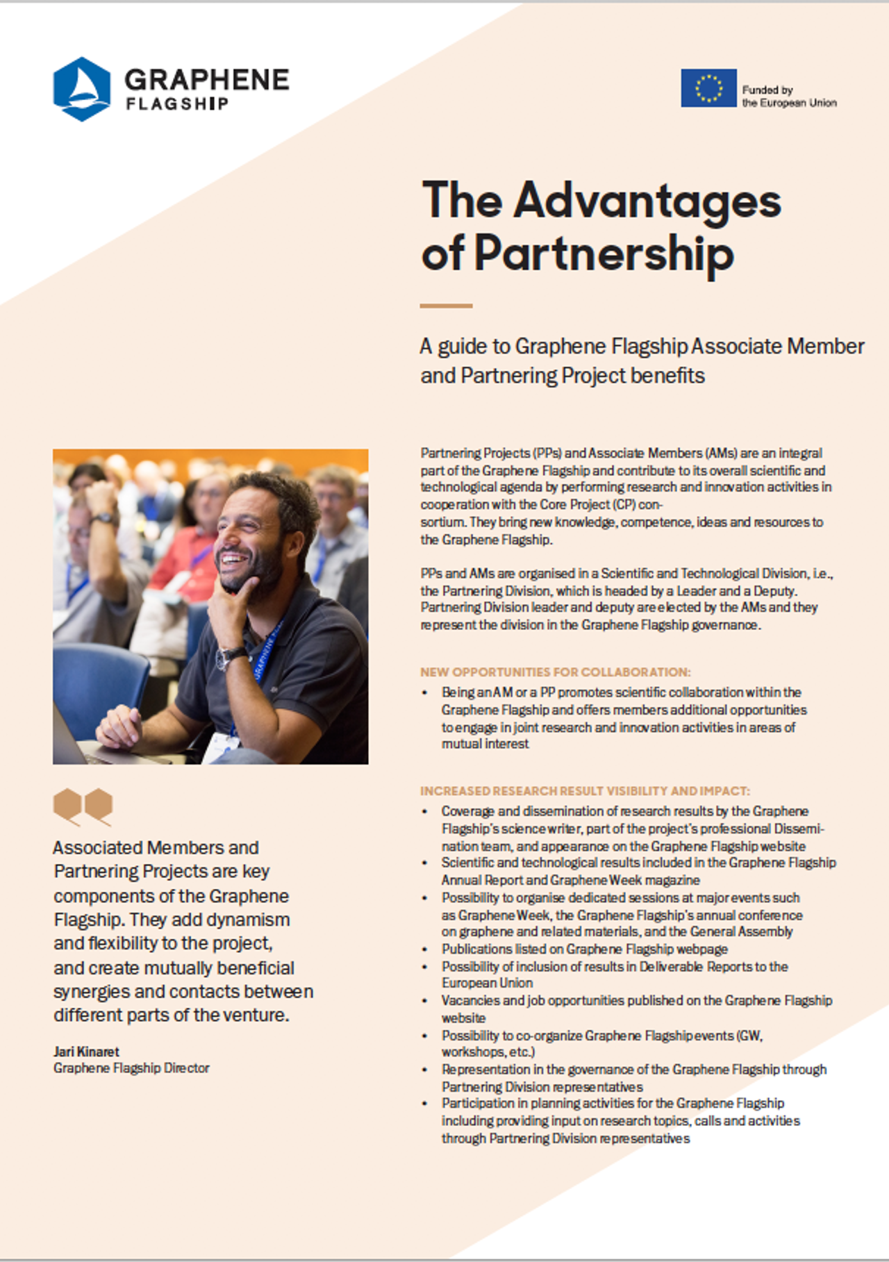 The Advantages of Partnership leaflet cover page.