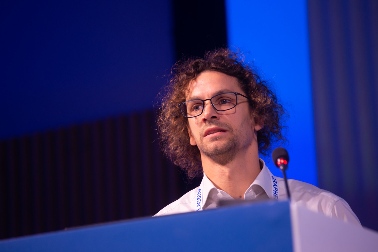 Daniel Neumaier speaks at Graphene Week, Europe's leading graphene conference, 