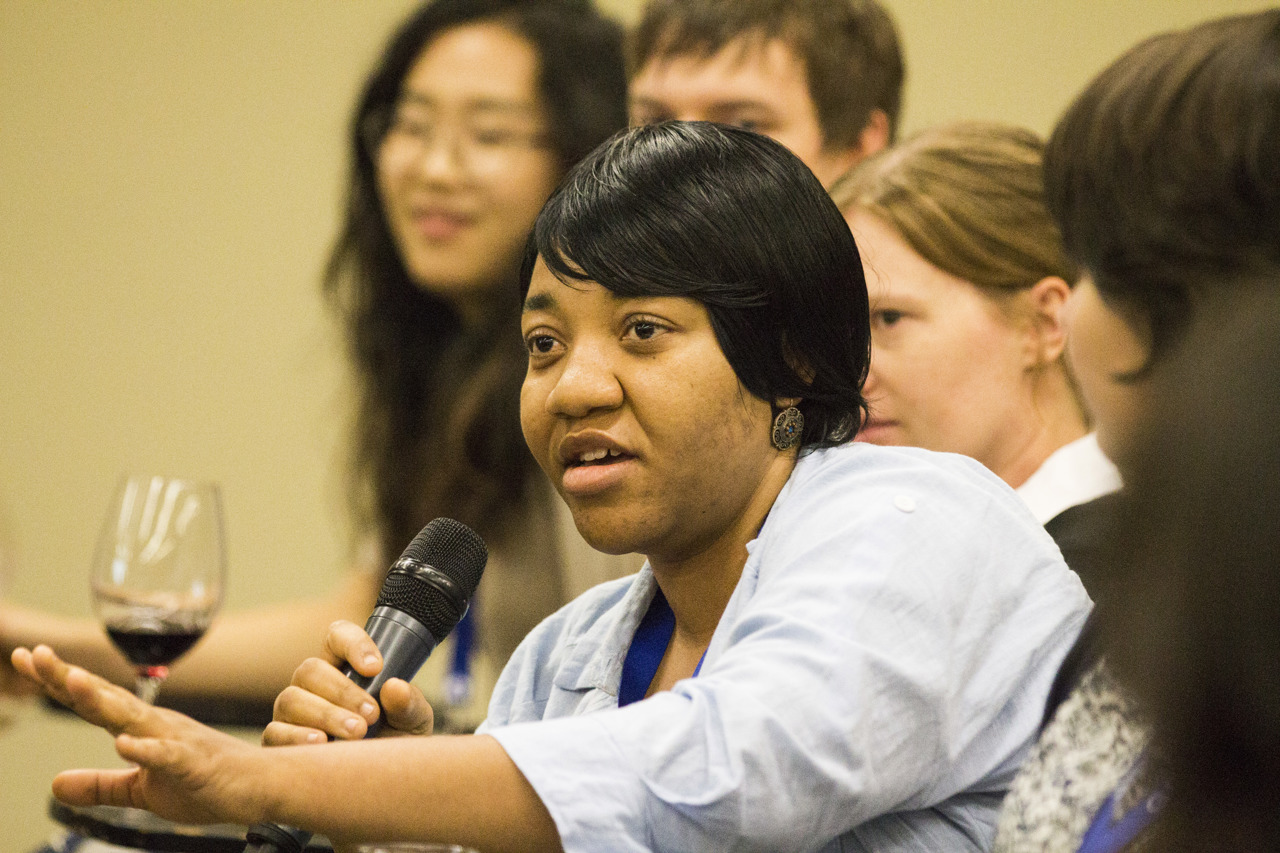 Open discussion at a Women in Graphene event