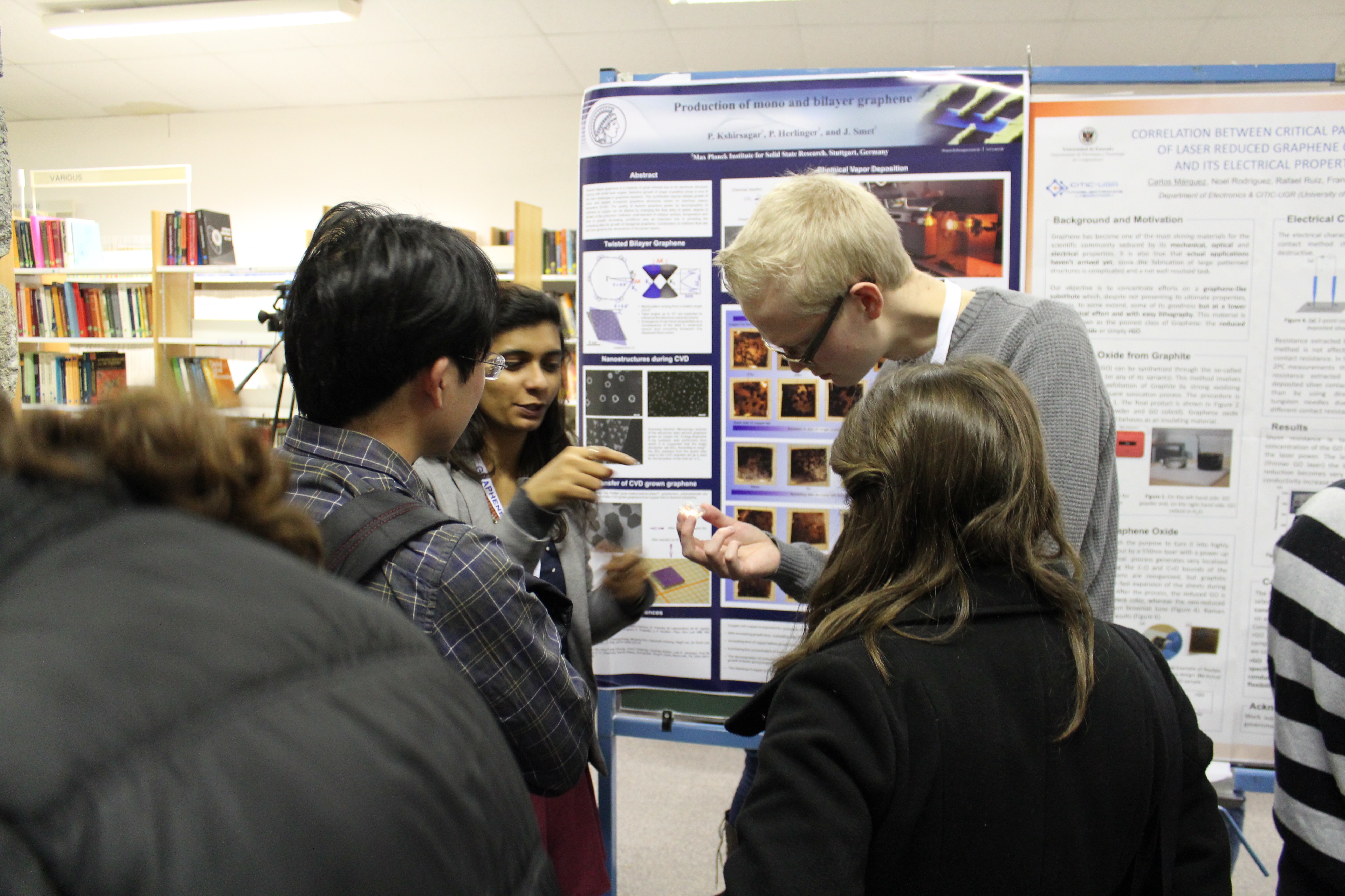 Poster session at the Graphene Study 2016