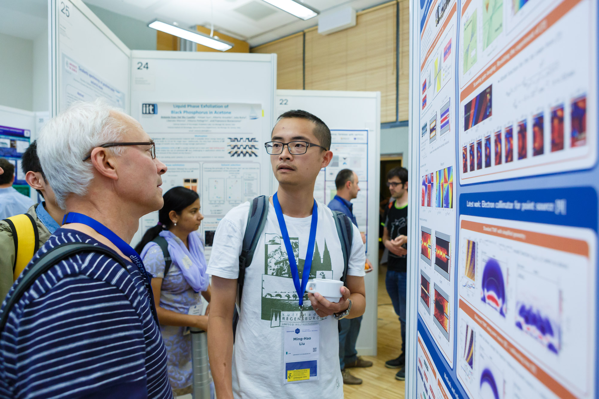 Poster session at the Graphene Week 2016